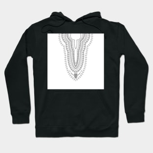 Dashiki Wakandan Funeral White Hoodie